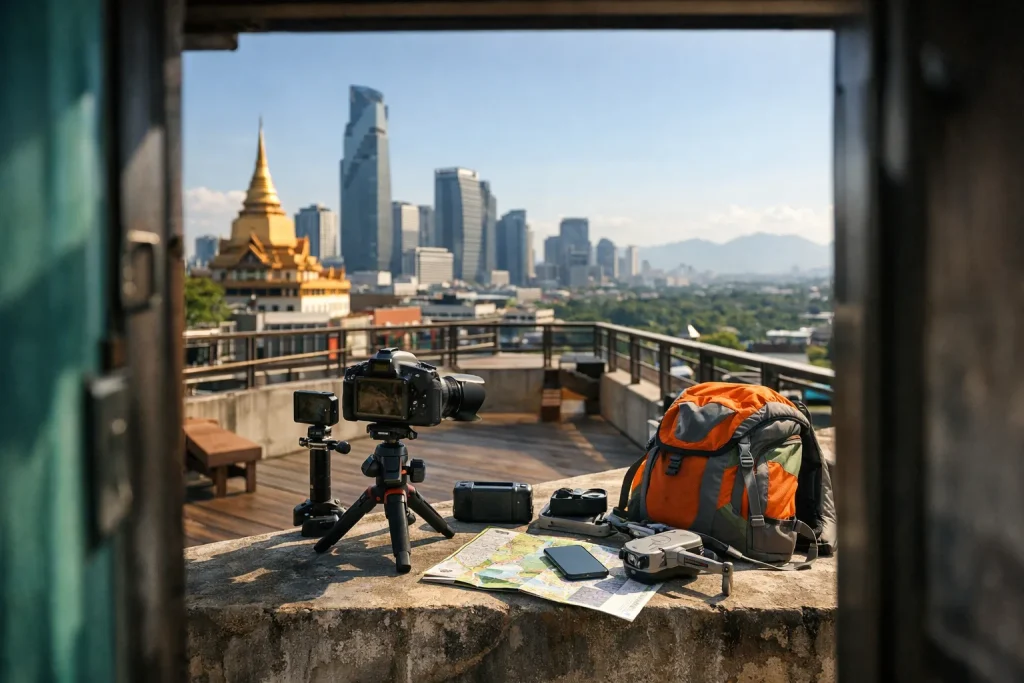 Filmer ses randonnées rooftops et paysages en Asie