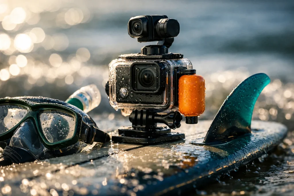 Filmer en action : snorkeling – surf et stabilisation