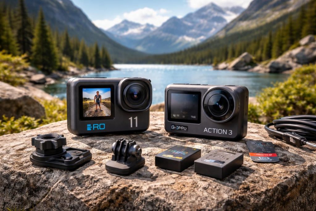 Budget caméra sport GoPro Hero et DJI Osmo pour capturer vos aventures sans vous ruiner