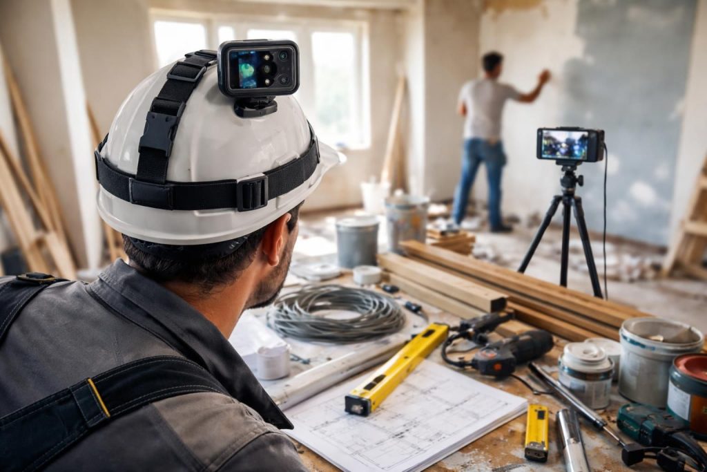 Capturer vos projets de rénovation avec une GoPro Hero 11 ou Sony Action Cam pour documenter chaque étape