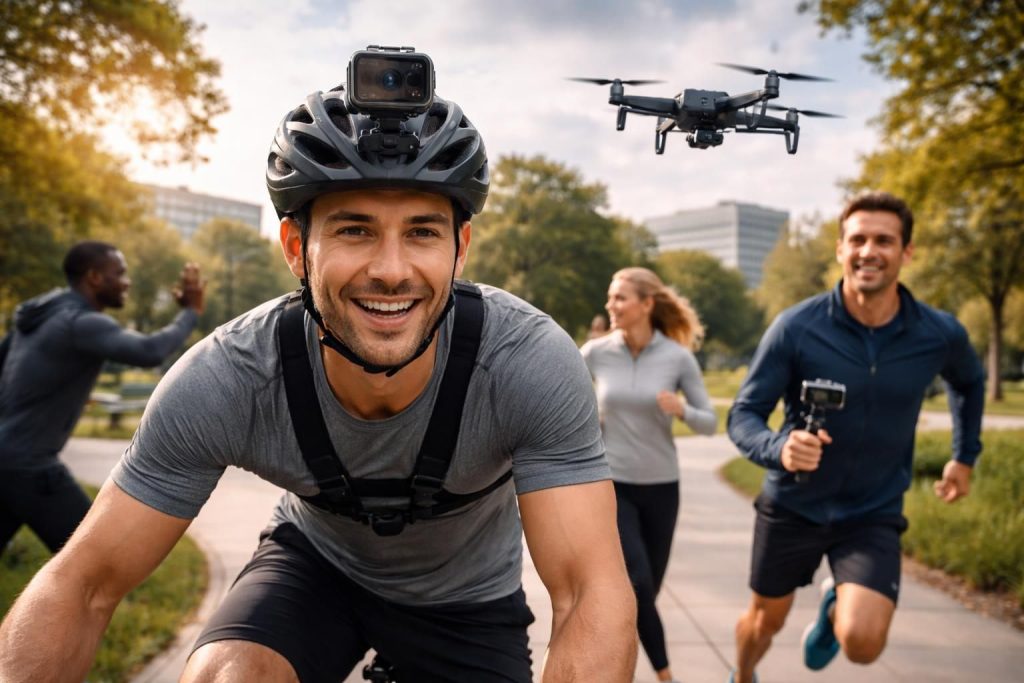 Filmer vos activités sportives avec des solutions pour entreprises utilisant GoPro et DJI Osmo
