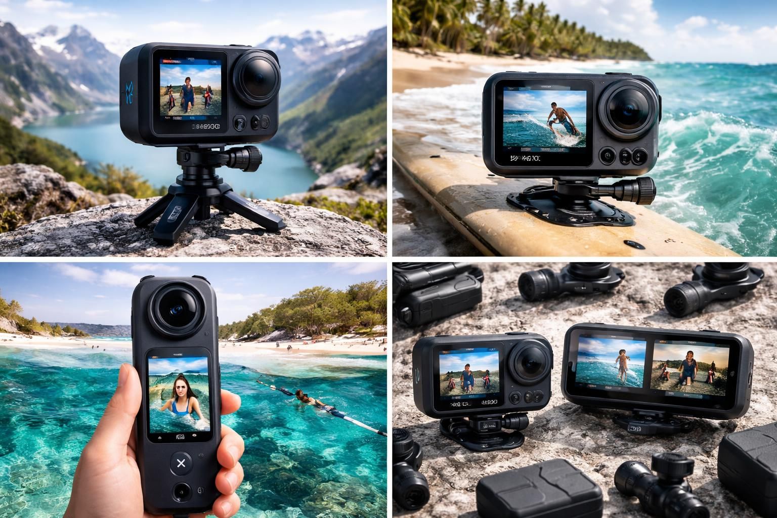 découvrez les caméras sport gopro hero 12, dji osmo action et insta360, idéales pour capturer vos aventures extrêmes avec une qualité d'image exceptionnelle et une robustesse à toute épreuve.