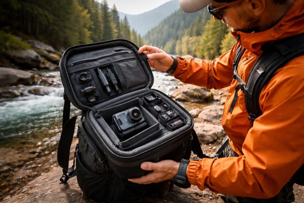 Transporter votre caméra GoPro Hero en sécurité pour filmer vos aventures sportives